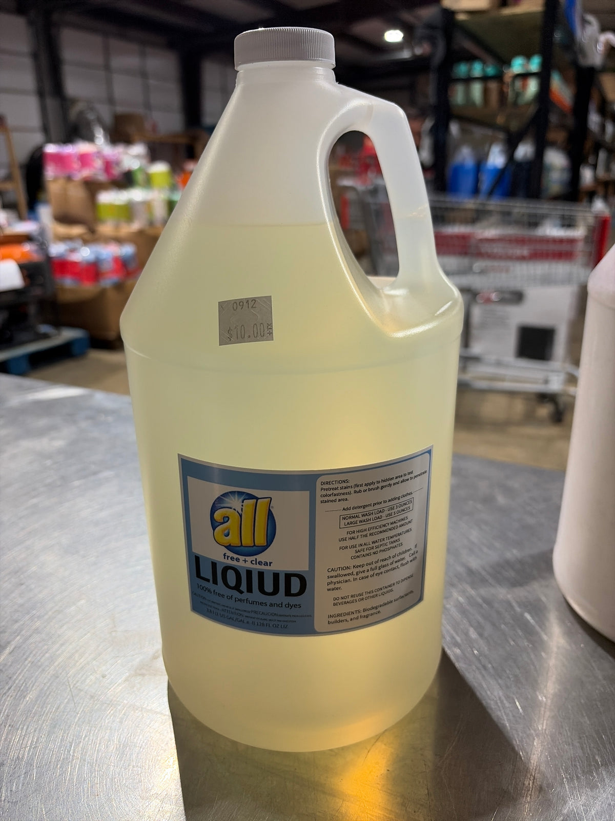 All Clear Laundry detergent 1 gallon