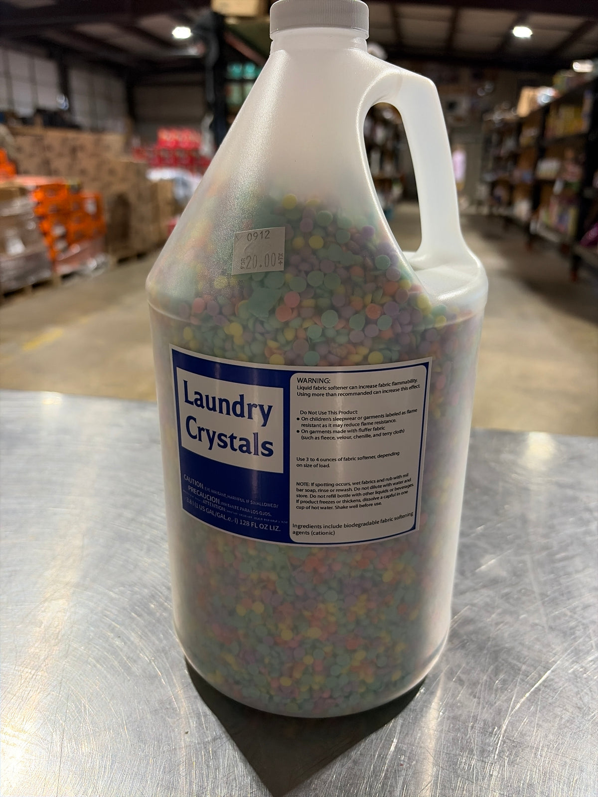 Laundry crystals 1 Gallon