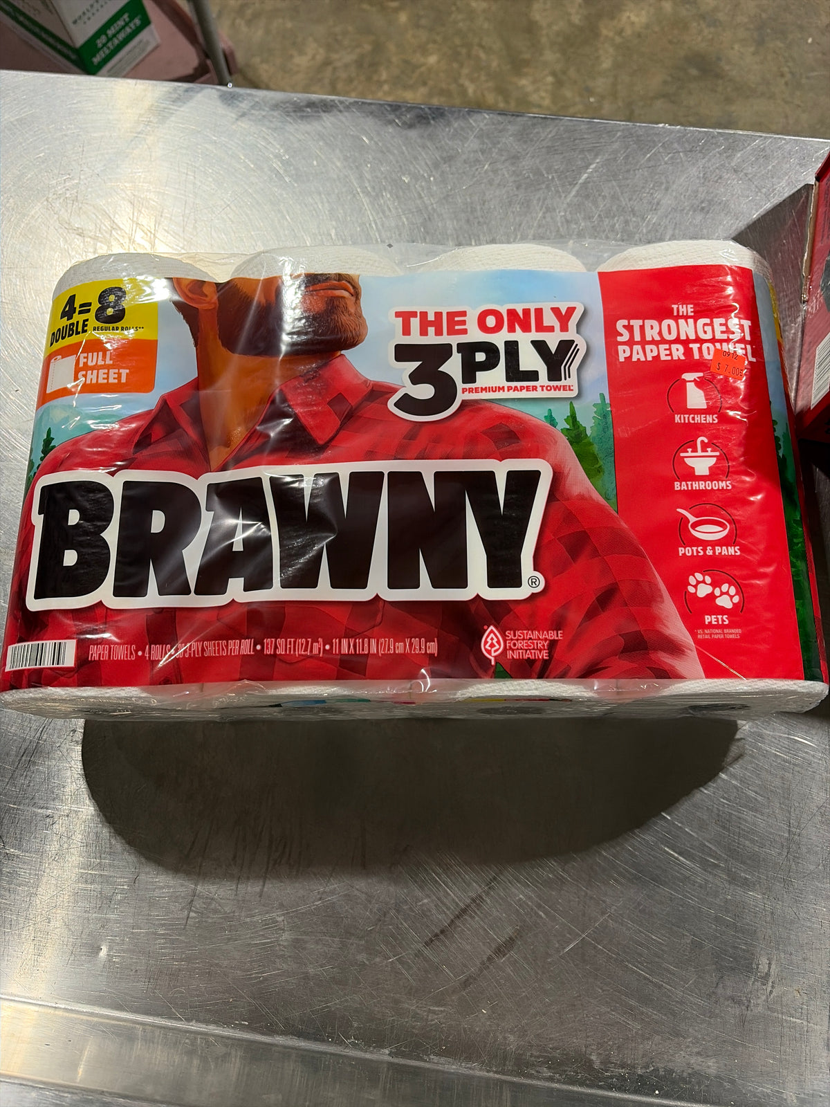 Brawny 3 ply 4=8