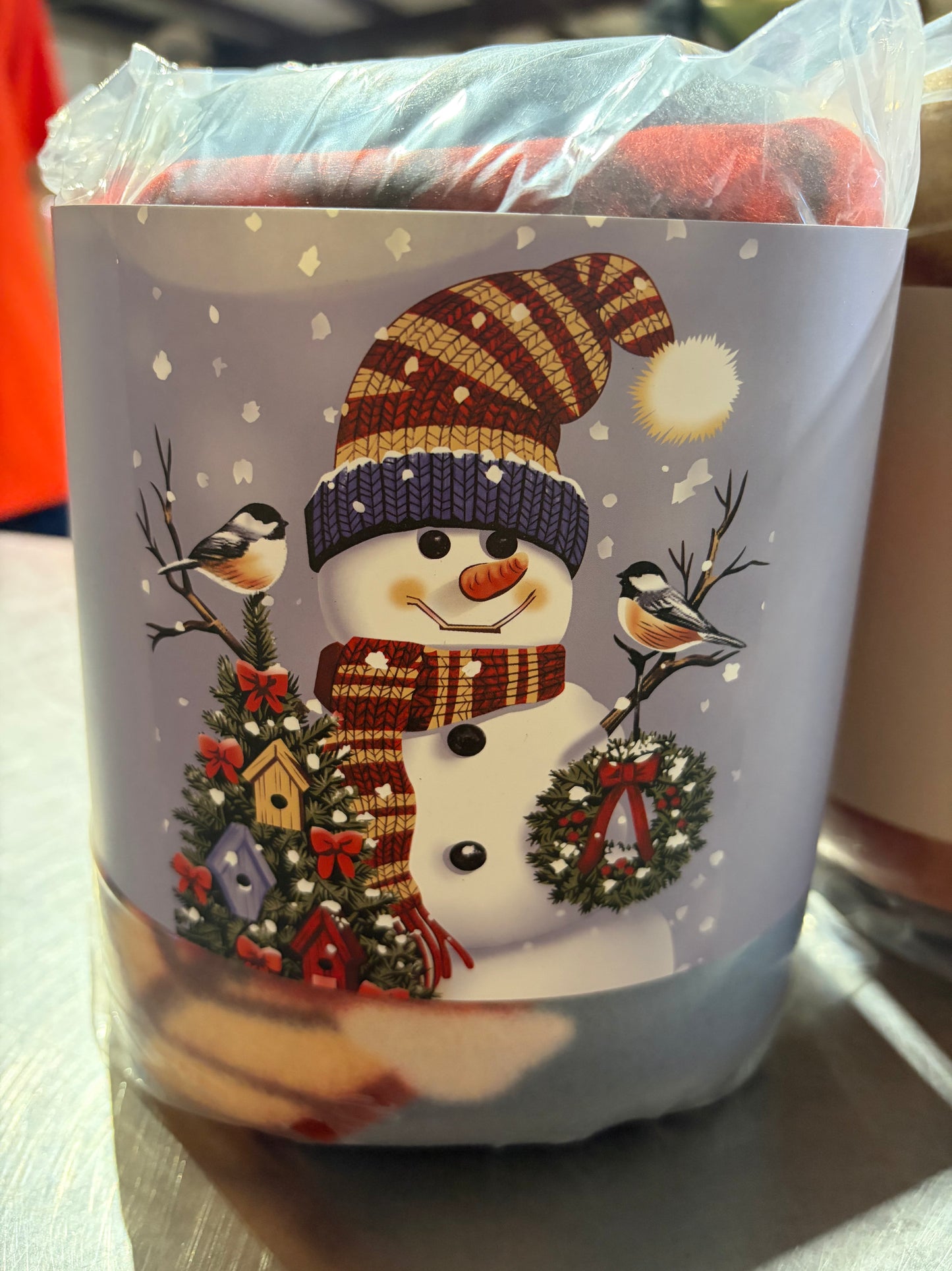 Queen Size blanket (Snowman)