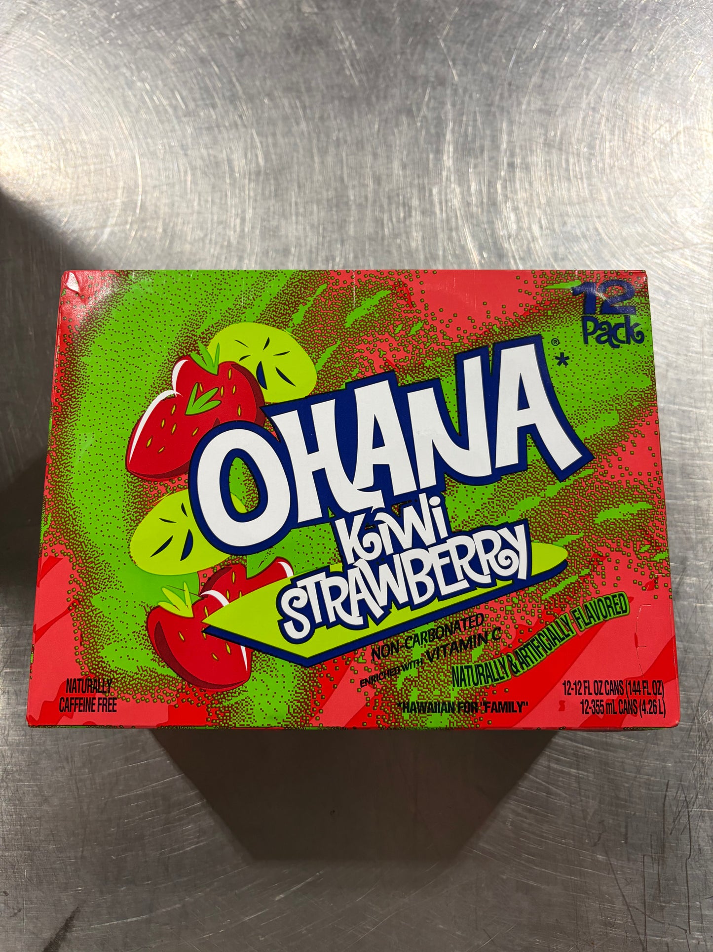 Ohana Kiwi Strawberry 12pk