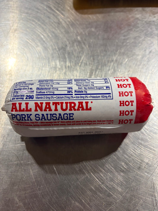 Lee (HOT) Pork Sausage 1LB