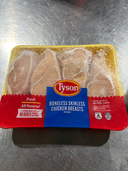 Tyson Boneless skinless chicken breast